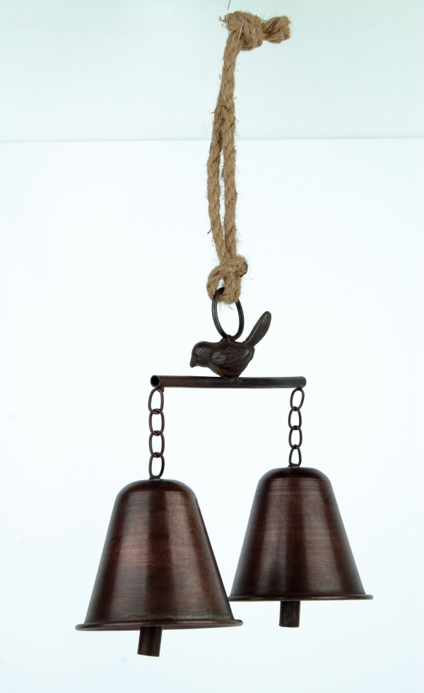 Zvončeky s vtáčikom 9,5x19x21cm