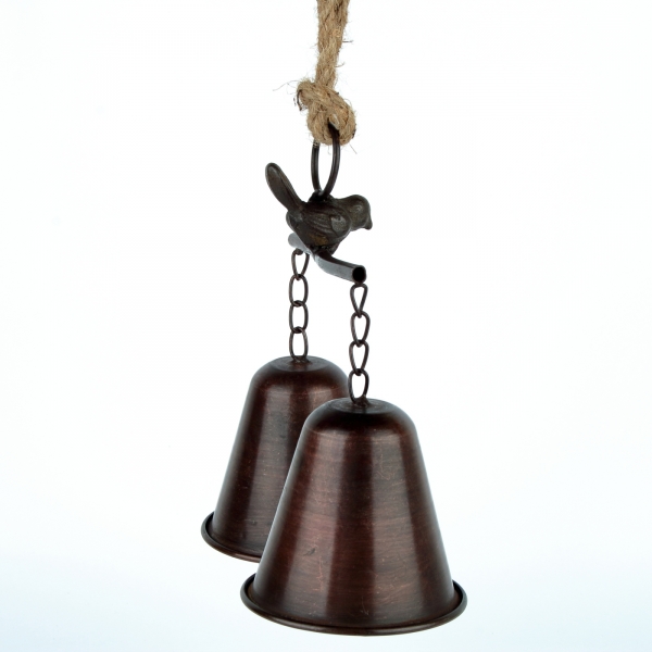 Zvončeky s vtáčikom 9,5x19x21cm