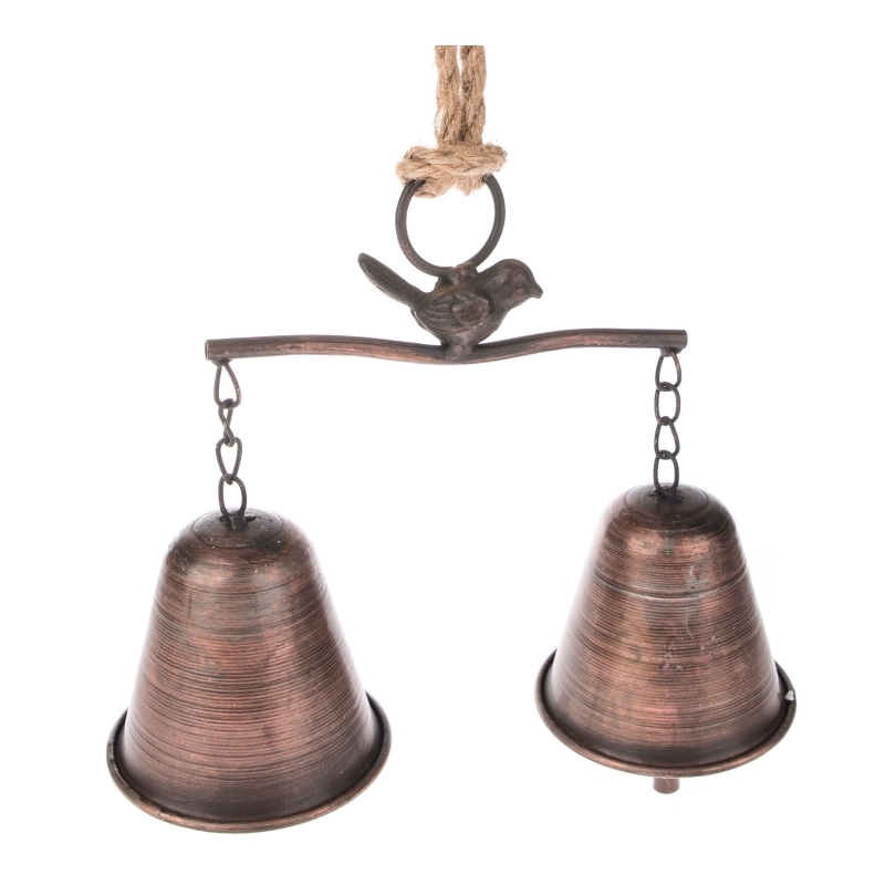 Zvončeky s vtáčikom 9,5x19x21cm